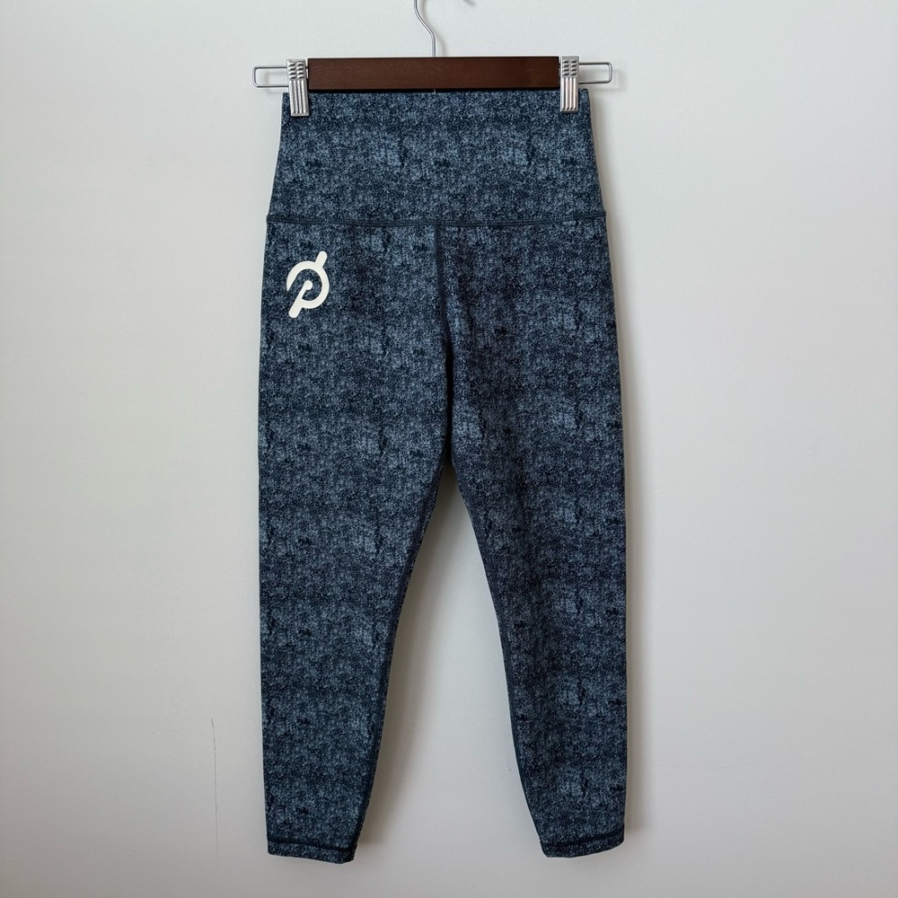 Peloton Cadence Capri Leggings Blue Crop 21” Inseam High Rise Size‎ Small